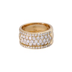 Ring with Brilliants Total Approximate 2 Carat