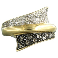 Ring mit Diamant aus 18 Karat Gelbgold