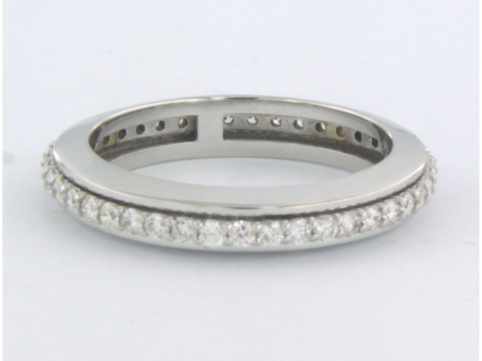 Women's Ring with diamonds 18k white gold For Sale