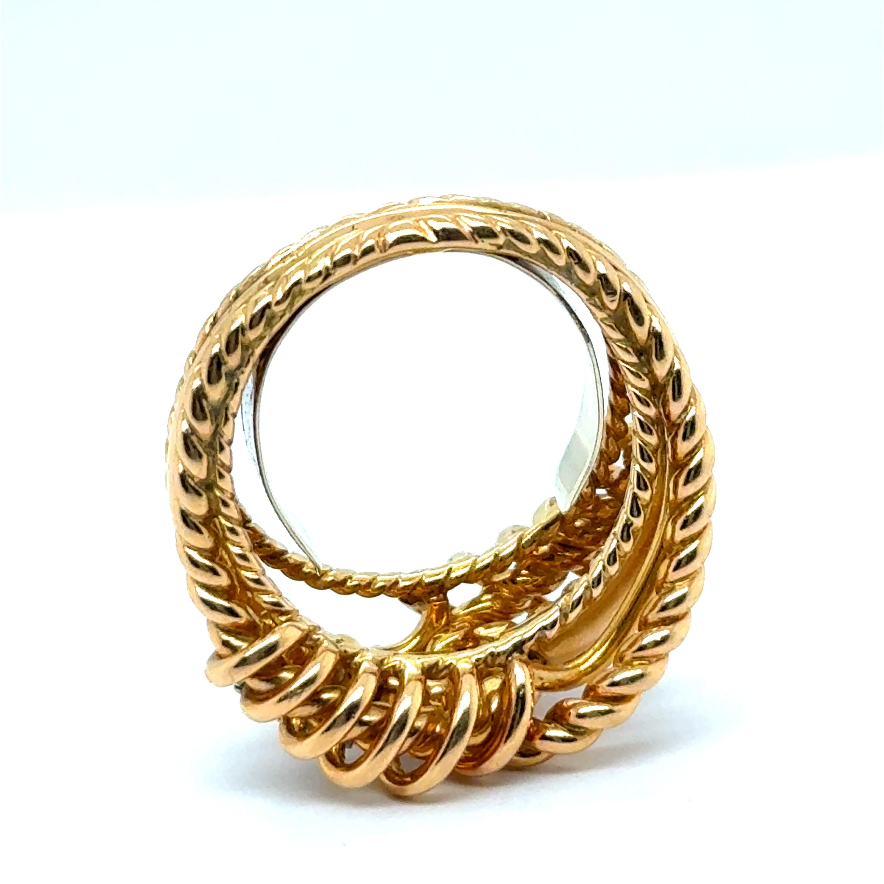 Ring with Diamonds in 18 Karat Red Gold by Gübelin For Sale 7