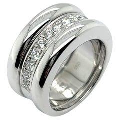 Ring with Diamonds in 18 Karat White Gold by Chopard