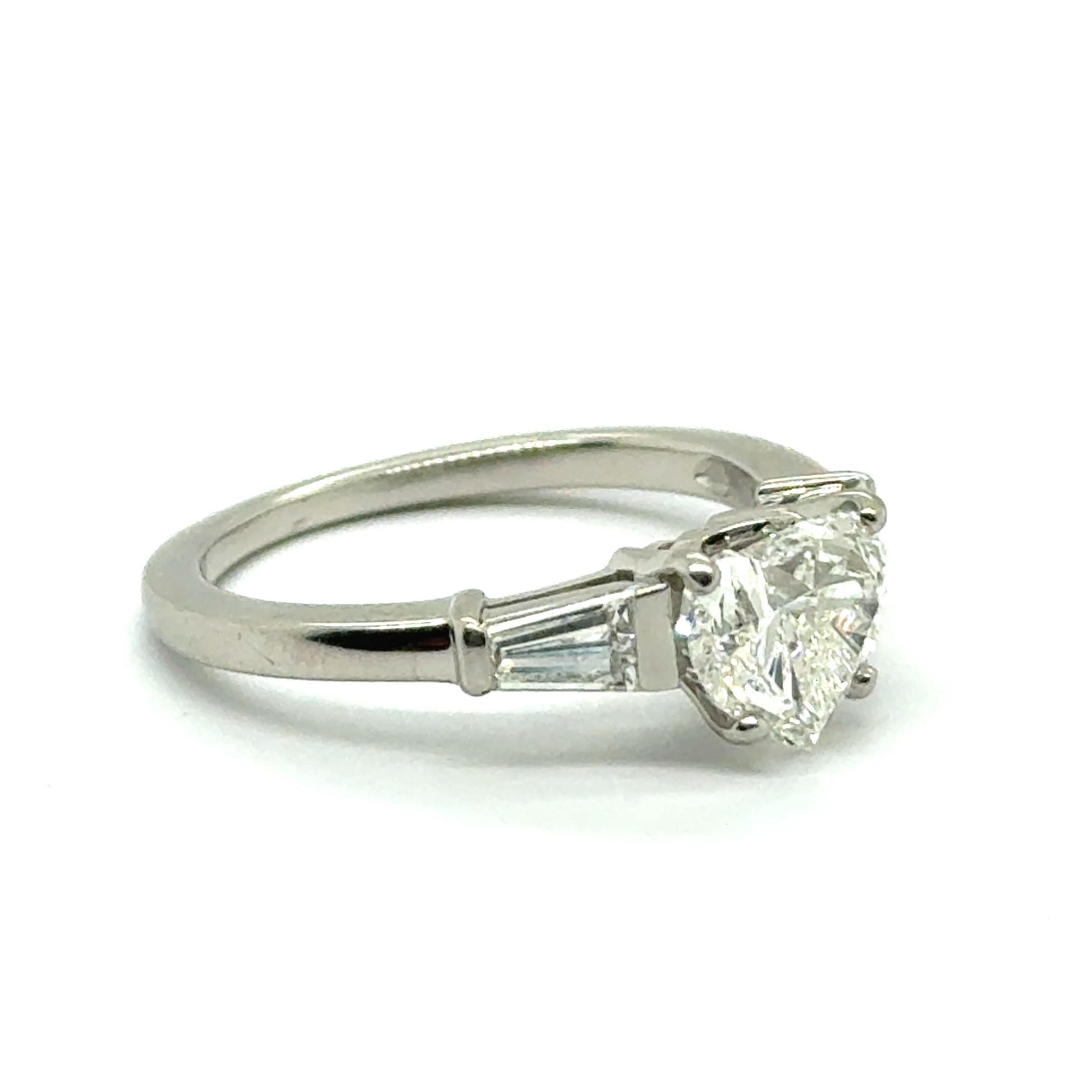 Ring with Heart Shaped Diamond in Platinum 950 by Bvlgari For Sale 6