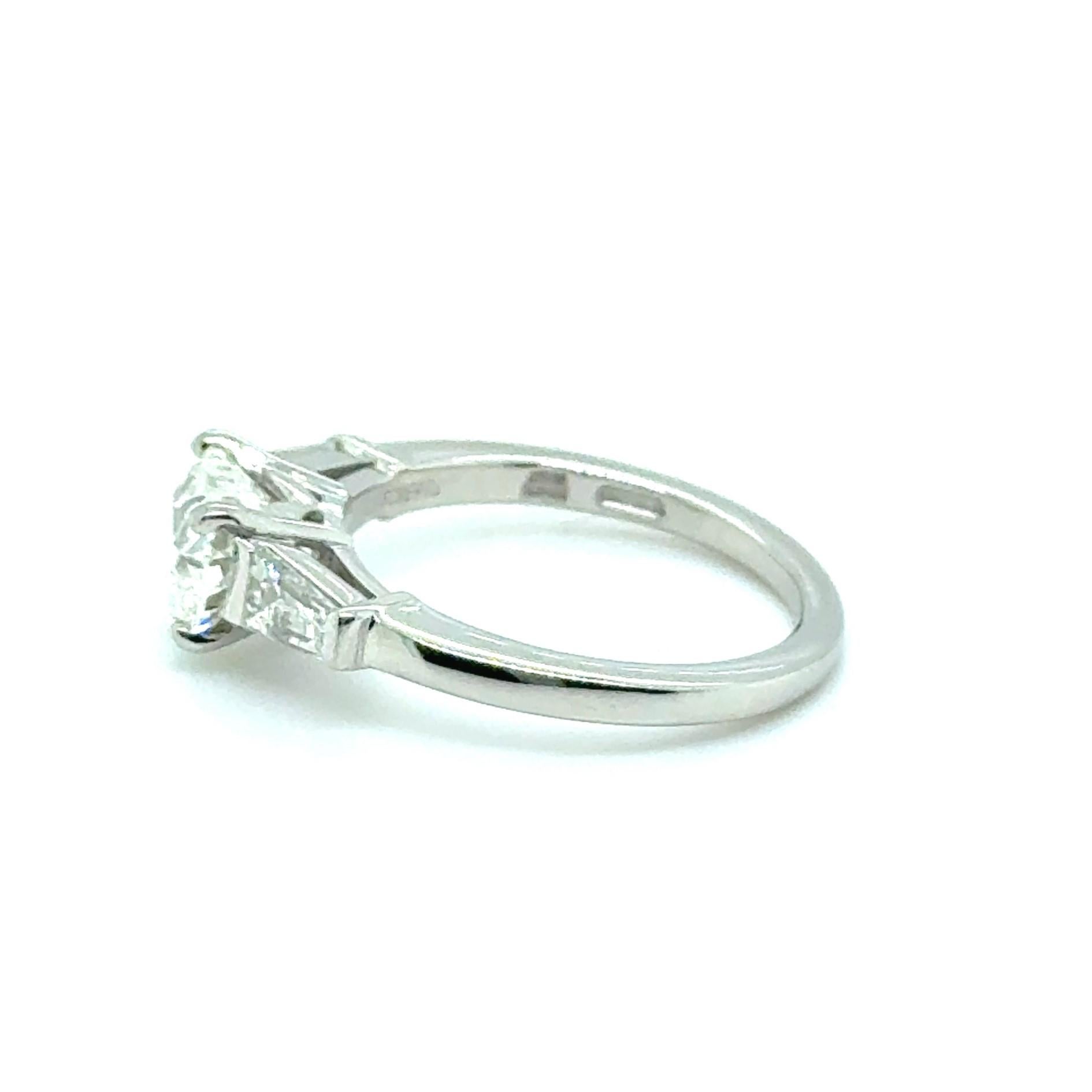 Modern Ring with Heart Shaped Diamond in Platinum 950 by Bvlgari For Sale