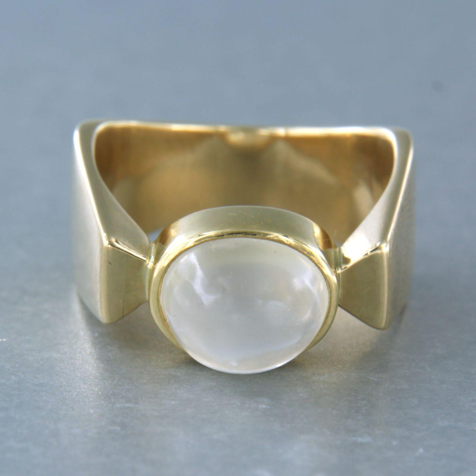 Anello in oro giallo 14k con pietra di luna - misura US 8.5 - EU 18.5 (58)

descrizione dettagliata:

la parte superiore dell'anello misura circa 9,0 mm di larghezza per 1,1 cm di altezza

peso 12,0 grammi

misura dell'anello US 8.5 - EU 18.5 (58).