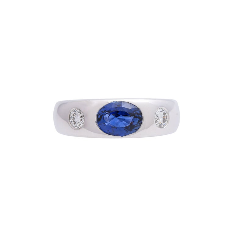 226 Diamond Sapphire Ring