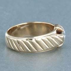 Ring mit Diamant im Rosenschliff bis zu 0,30ct 7,4 Gramm 14k Rotgold