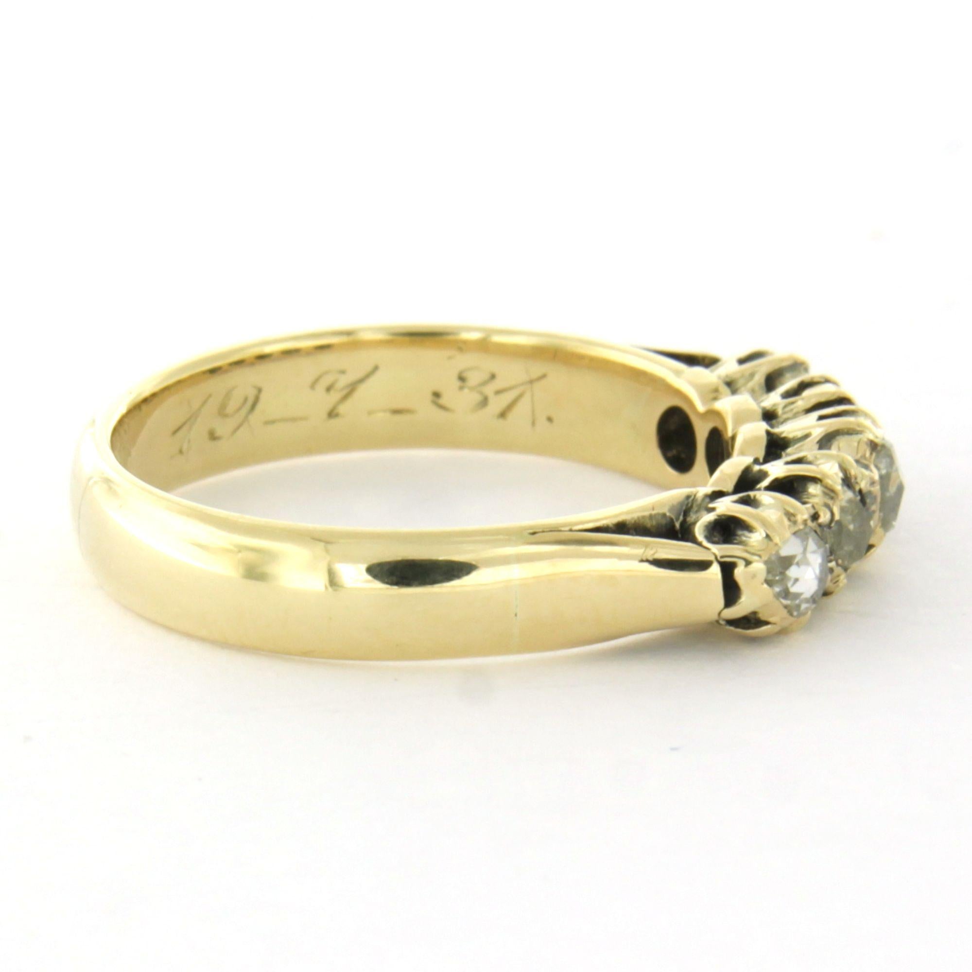 Anillo de oro amarillo de 14 quilates con diamante talla rosa de hasta 0,25 quilates - G/H - SI - talla US 6,5 - EU 17(53)

Descripción detallada

La parte superior del anillo mide 4,1 mm de ancho y 4,8 mm de alto.

Talla del anillo US 6.5 - EU