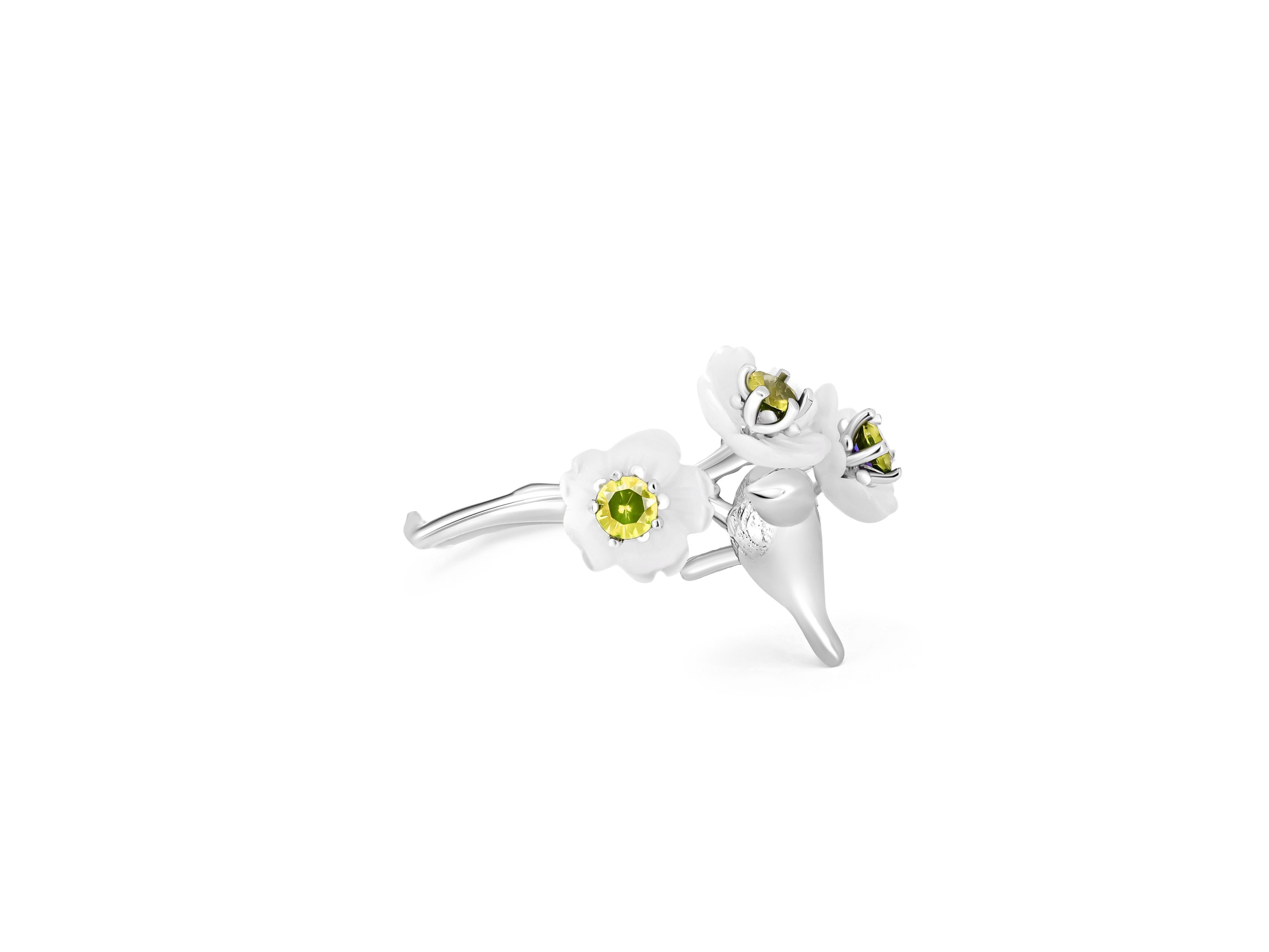 Im Angebot: Ring with round citrines () 2