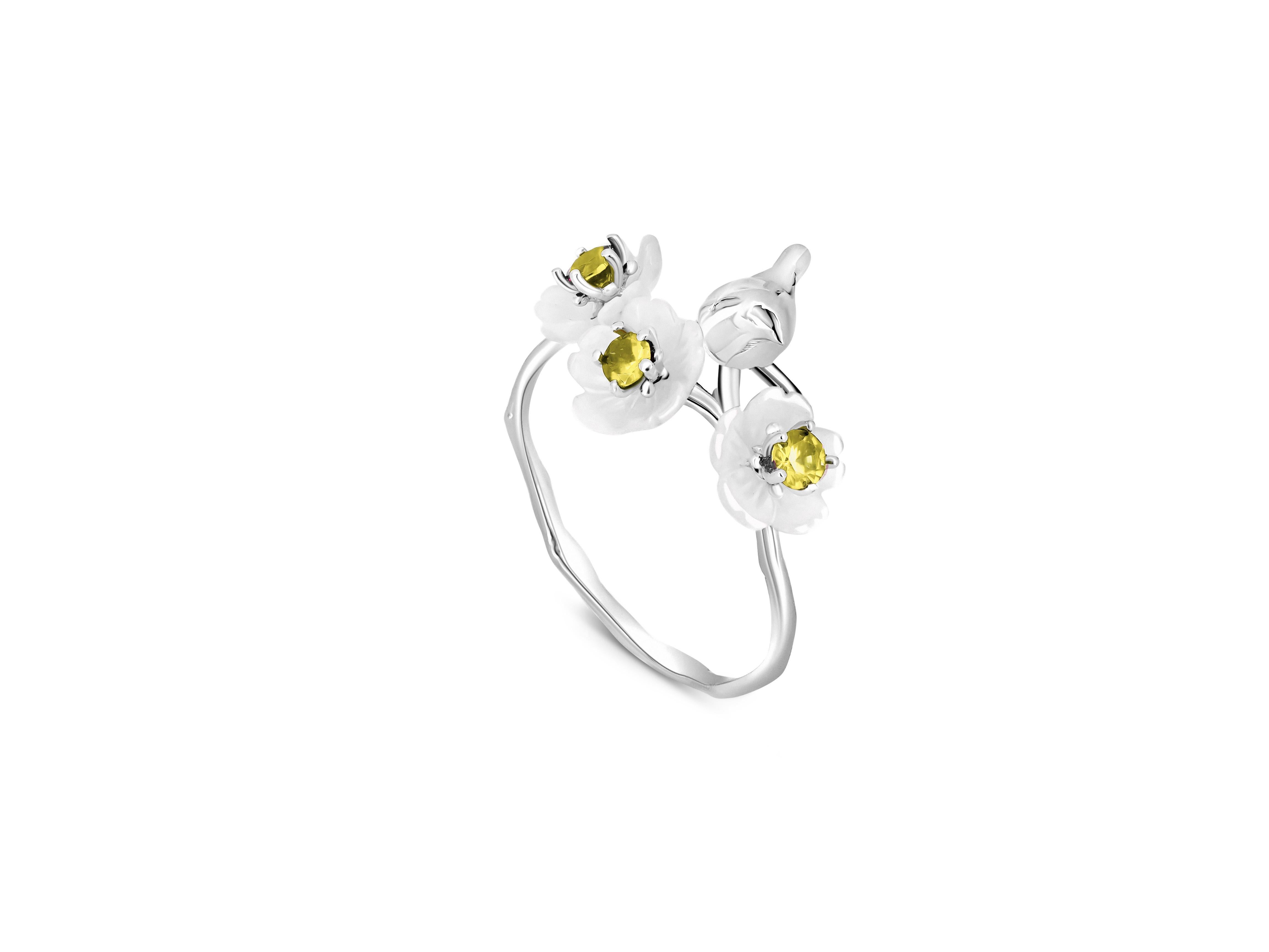 Im Angebot: Ring with round citrines () 3