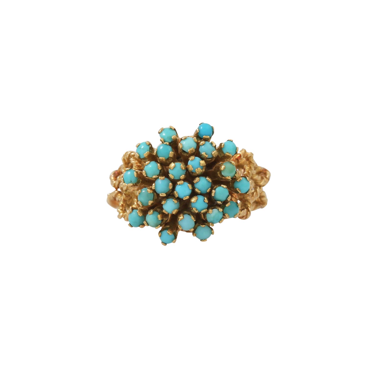 Ring with Small Turquoise For Sale