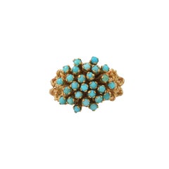 Used Ring with Small Turquoise