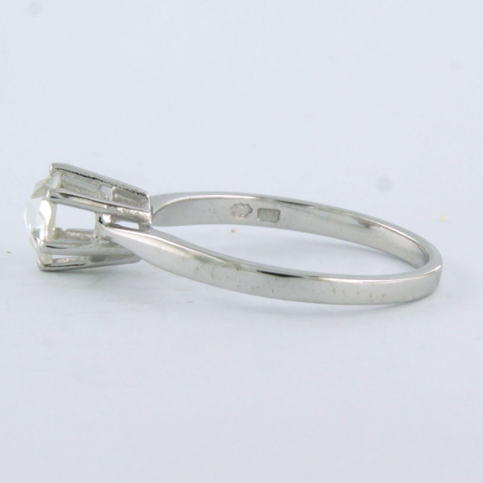 Ring mit Solitär mit Diamant im Rosenschliff bis zu 0,60ct 14k Gold 2,3 Gramm im Zustand „Hervorragend“ im Angebot in The Hague, ZH