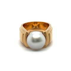 Ring mit Südsee-Zuchtperlen aus 18 Karat Roségold