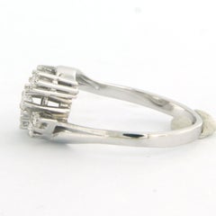 Ring withbrilliant cut diamonds up to 0.25ct 18k gold 3.1 grams