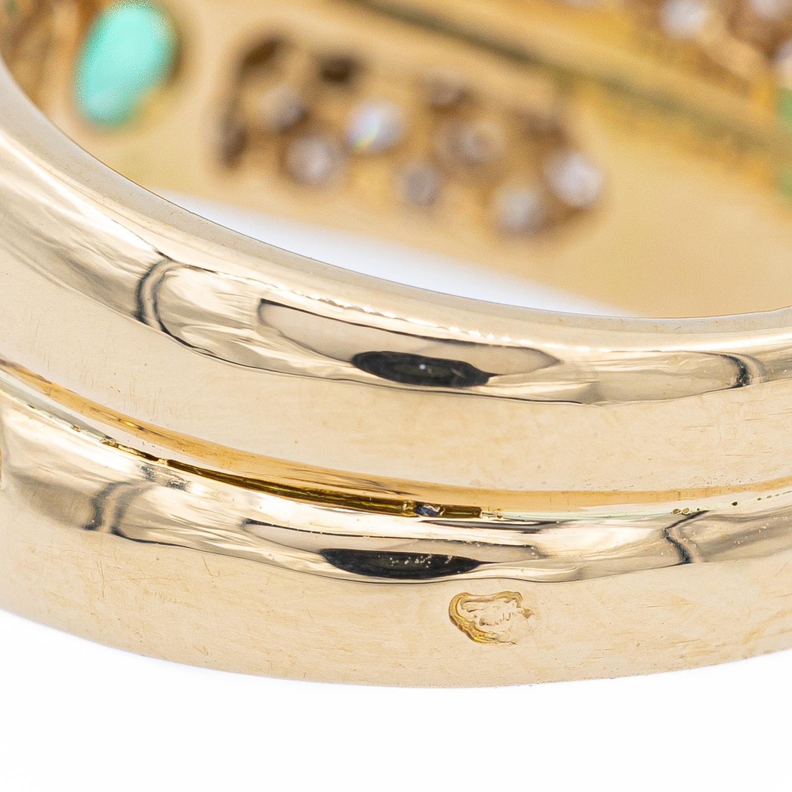 Ring Yellow Gold Diamond For Sale 1