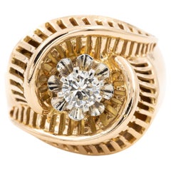 Ring Yellow Gold Diamond