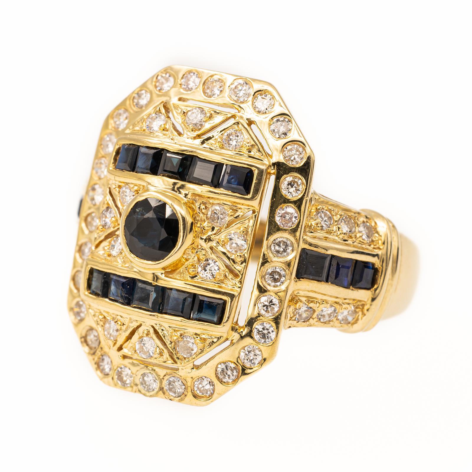 Ring Yellow Gold In Excellent Condition For Sale In PARIS, FR