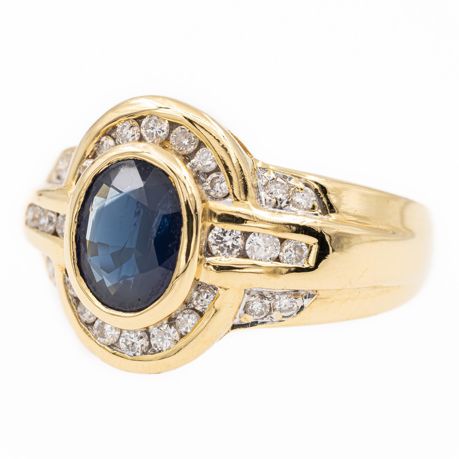 Ring Yellow Gold In Excellent Condition For Sale In PARIS, FR
