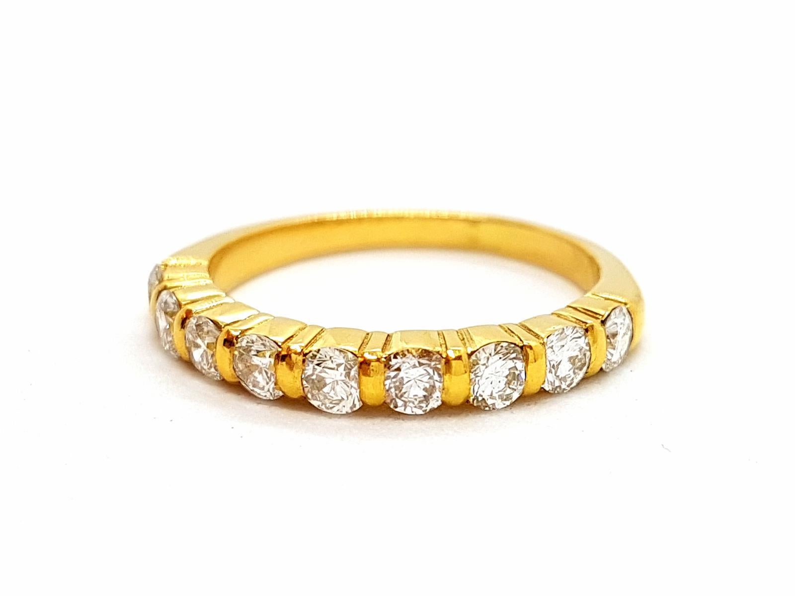 Ring Yellow Gold Diamond For Sale 6