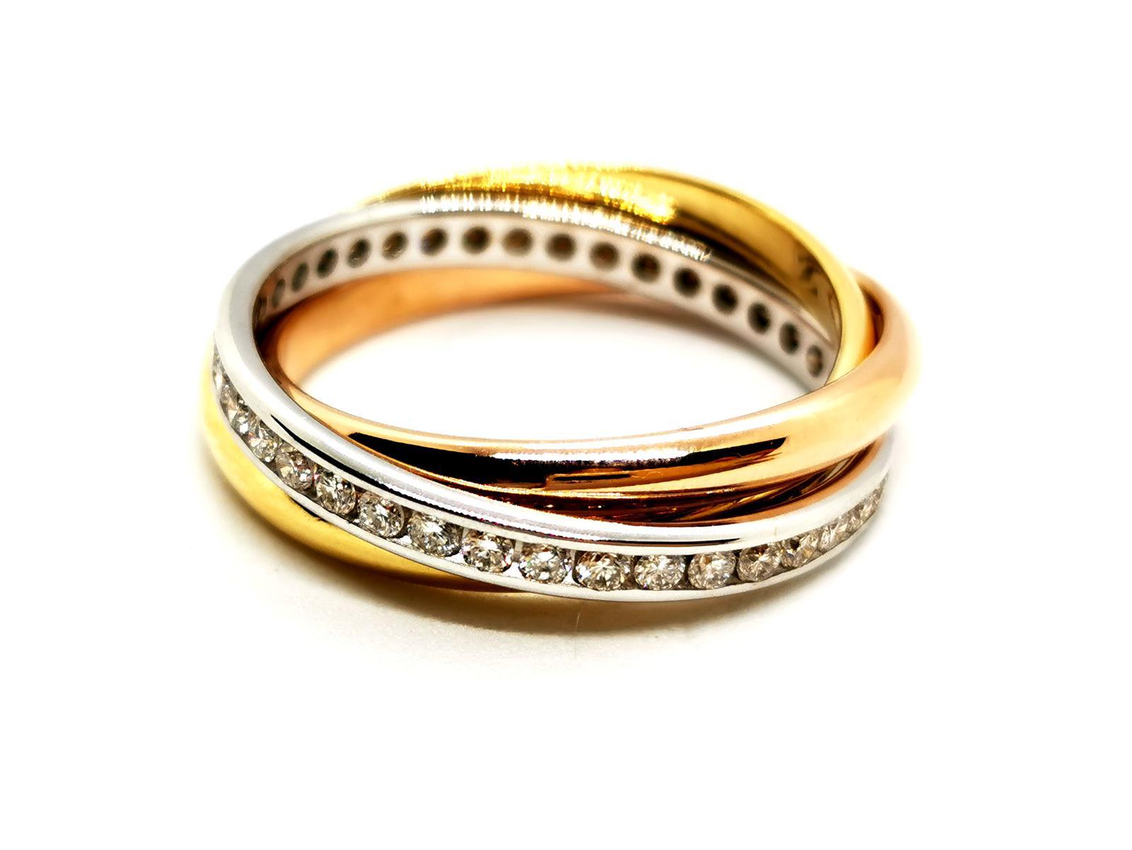 Brilliant Cut Ring Yellow Gold Diamond