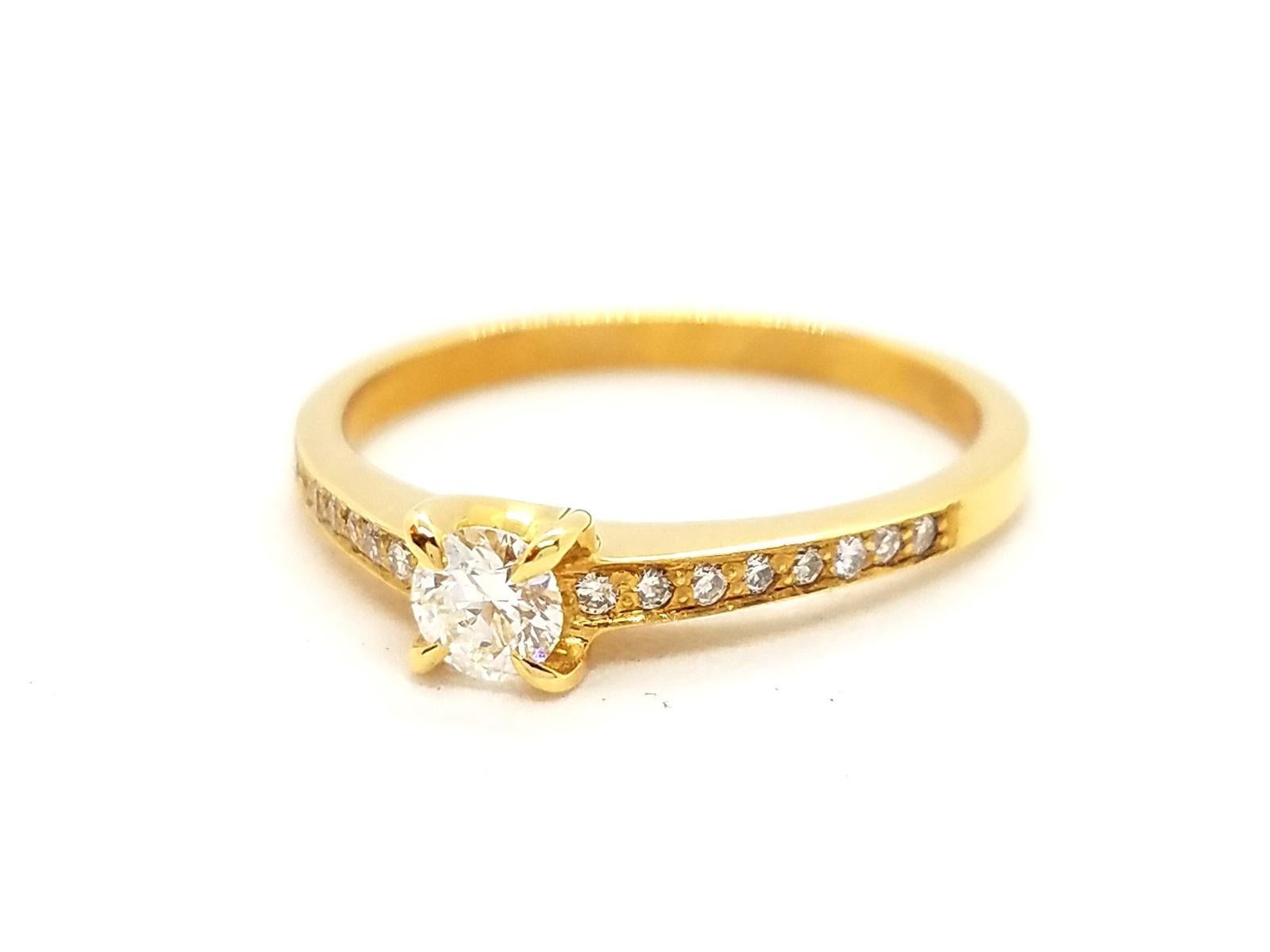 Women's Ring Yellow GoldDiamond For Sale