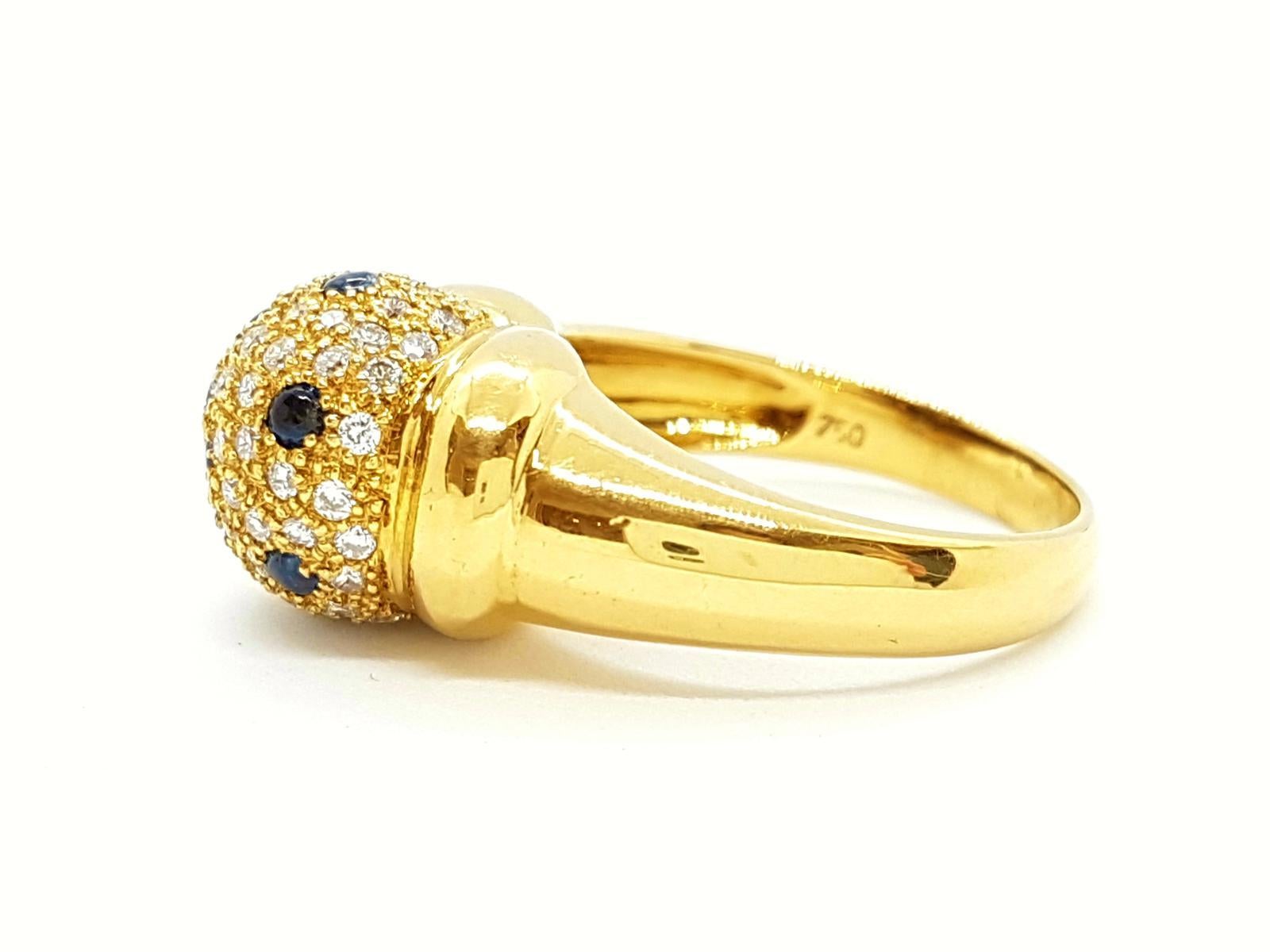 Ring Yellow Gold Diamond For Sale 1