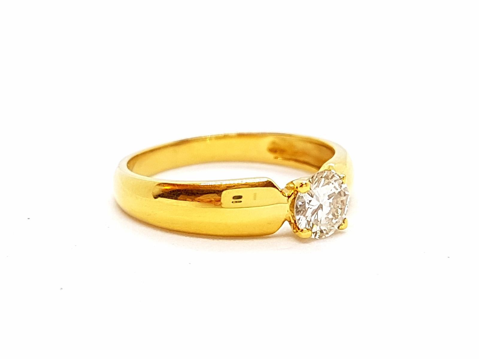 Ring Yellow GoldDiamond For Sale 1