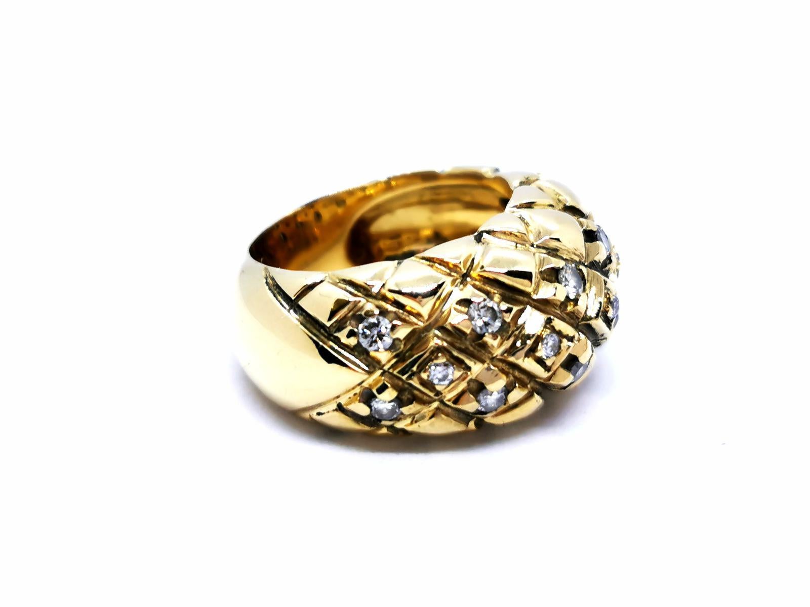 Ring Yellow GoldDiamond For Sale 2