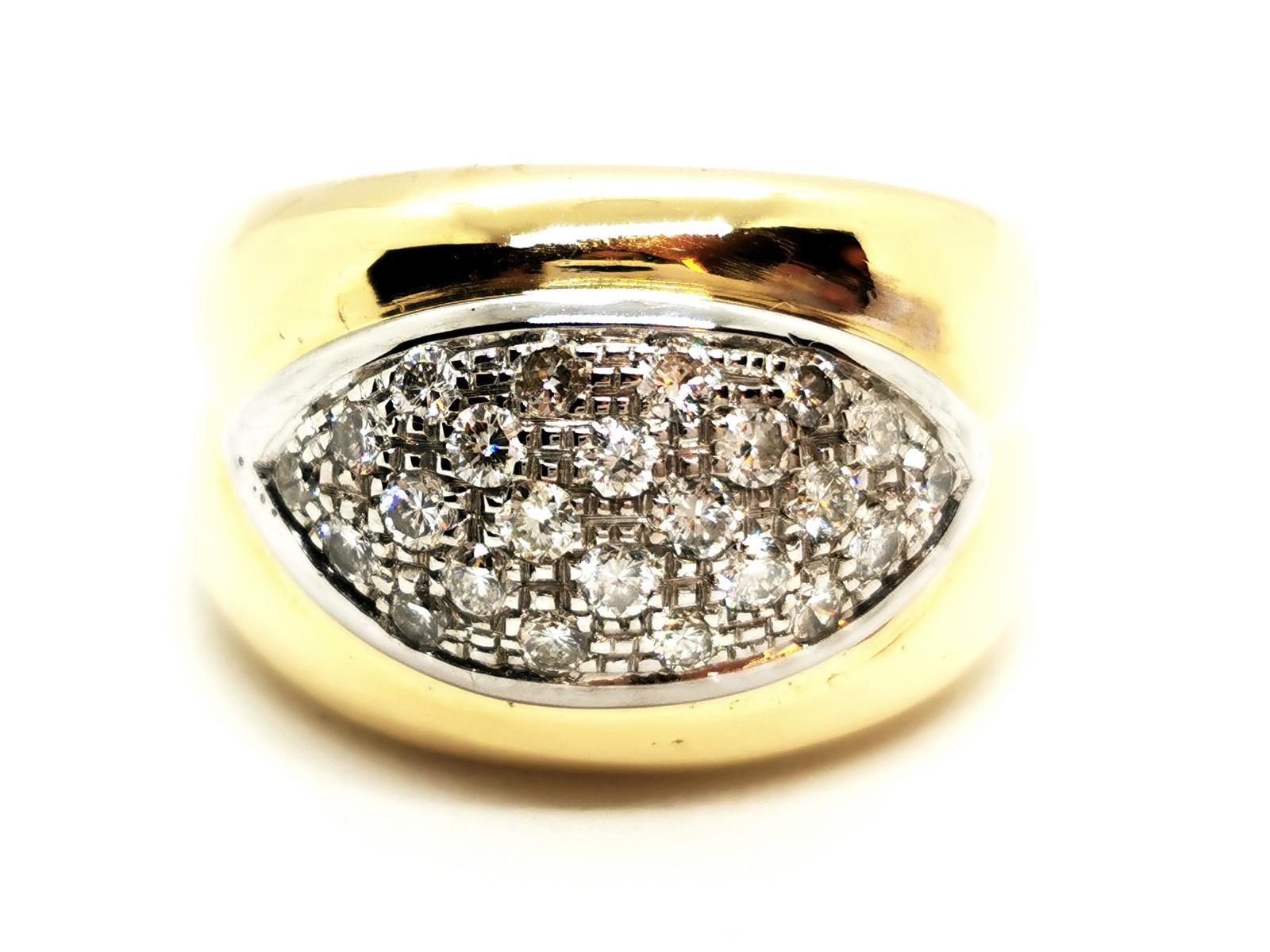 Ring Yellow Gold Diamond For Sale 1