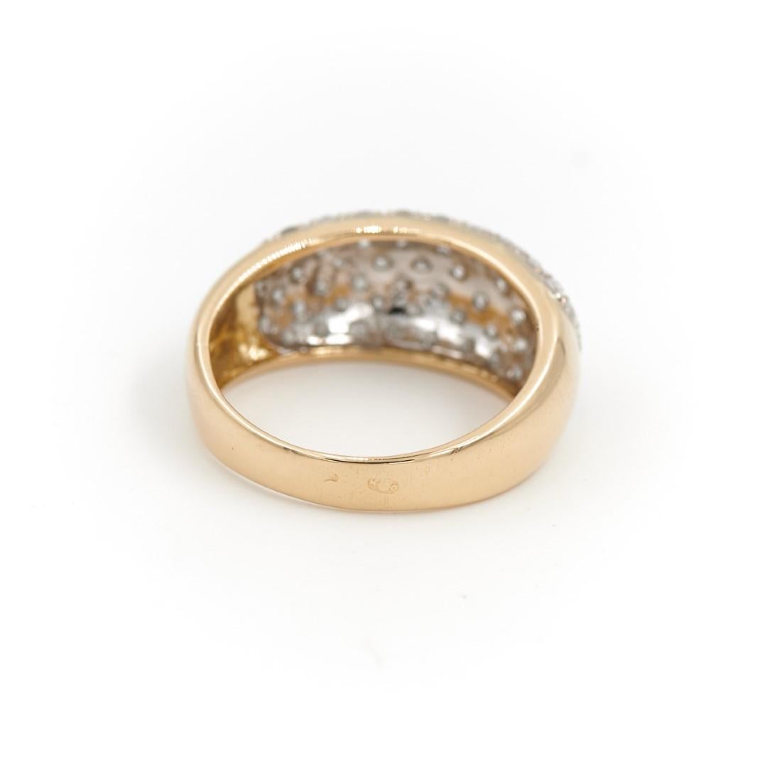 Ring Yellow Gold Diamond For Sale 2