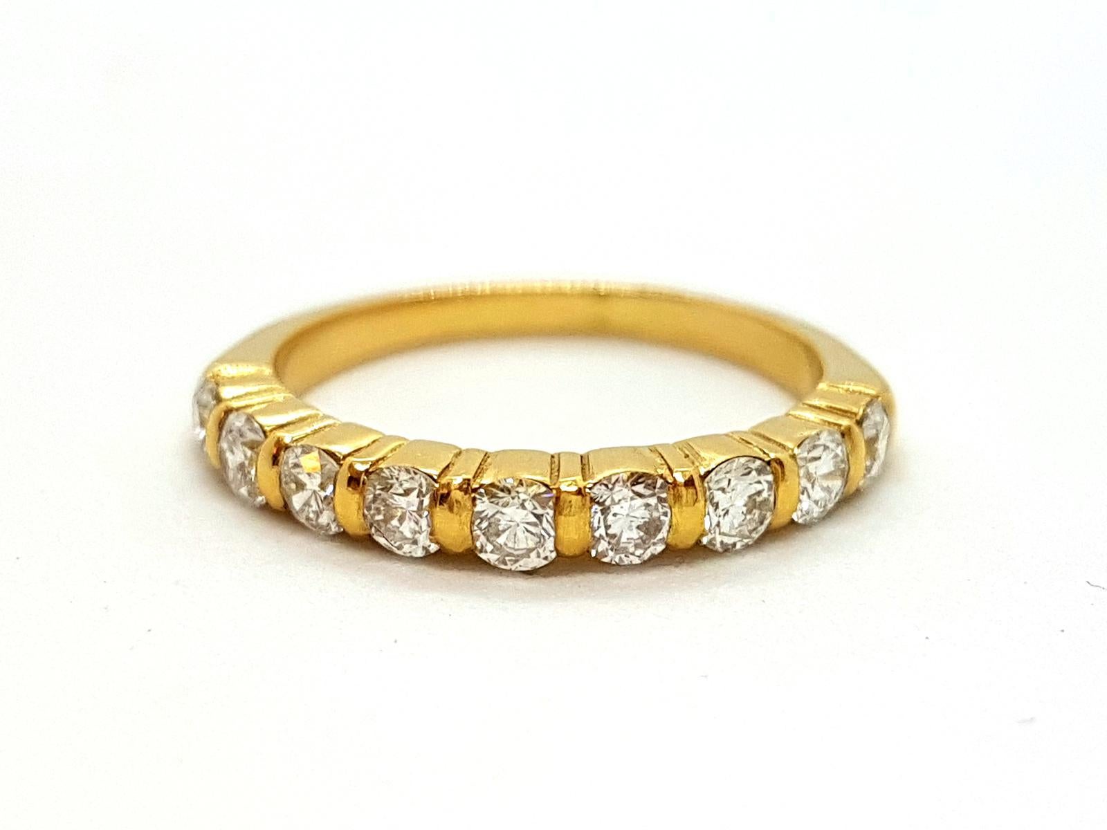 Ring Yellow Gold Diamond For Sale 4