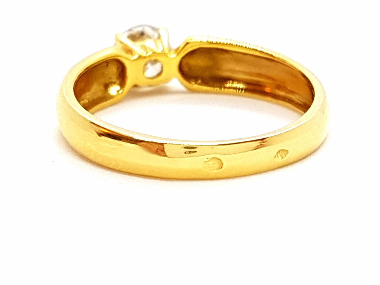 Ring Yellow GoldDiamond For Sale 4