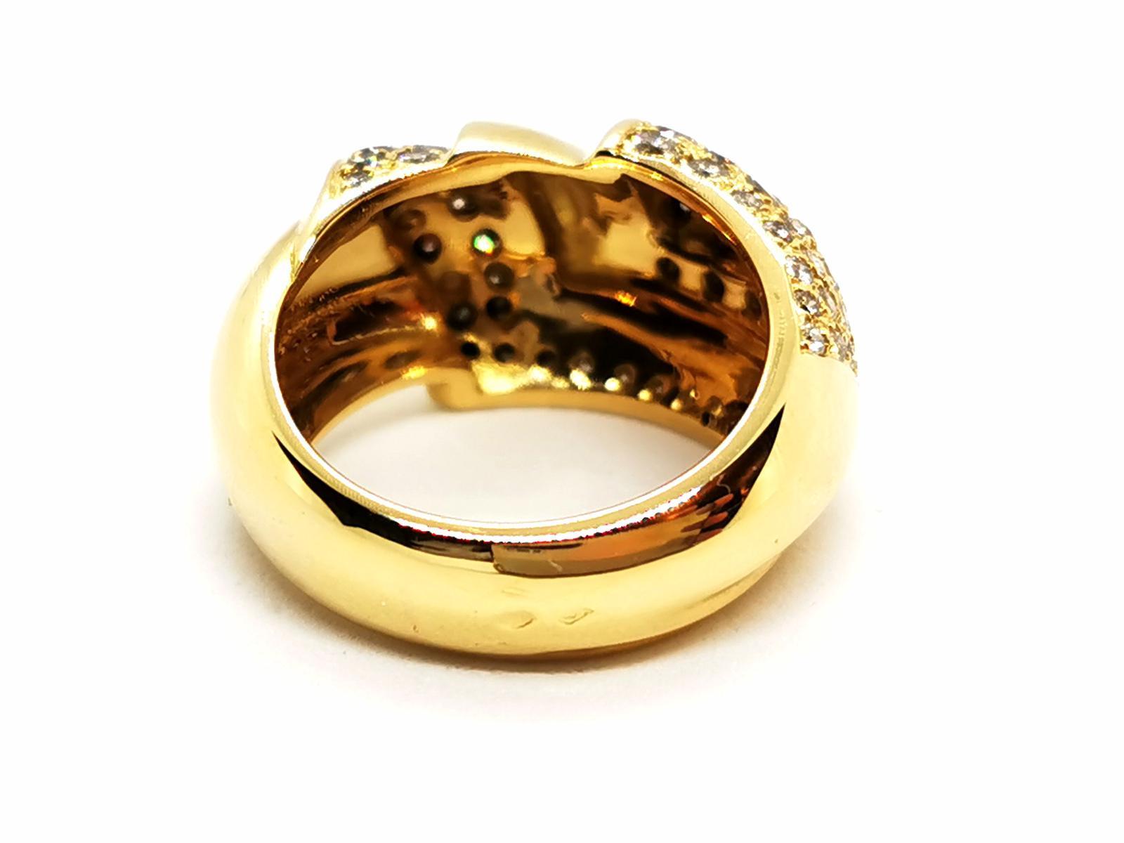 Ring Yellow Gold Diamond For Sale 3