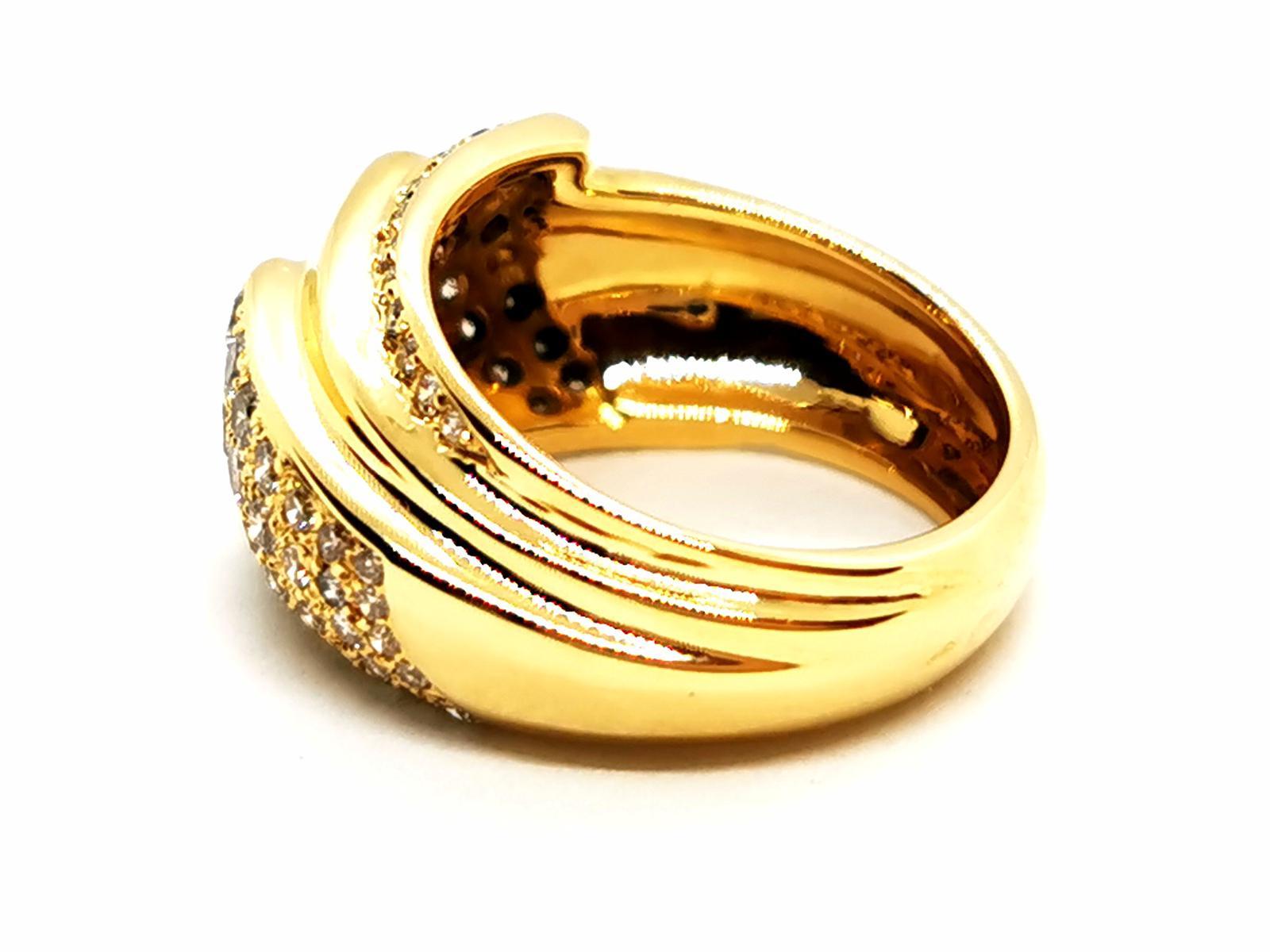 Ring Yellow Gold Diamond For Sale 4