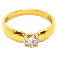 Vintage Ring Yellow GoldDiamond