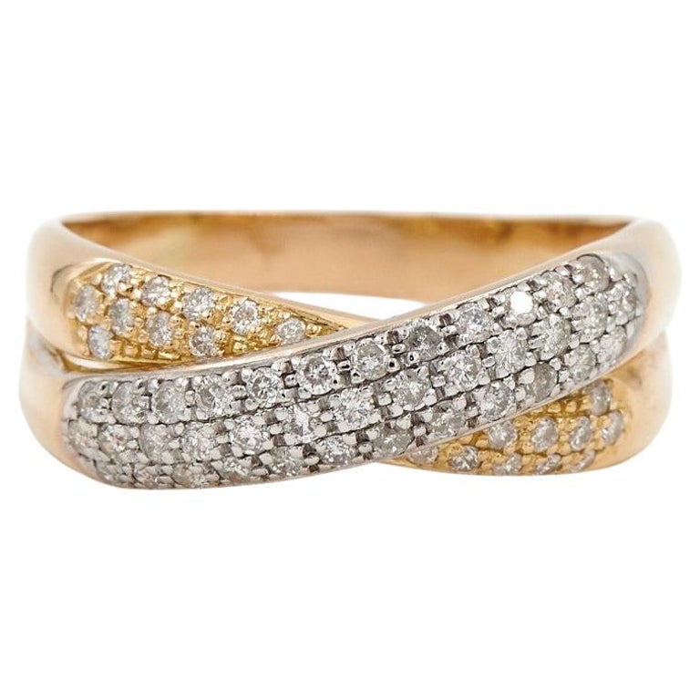 Ring Yellow Gold Diamond For Sale at 1stDibs