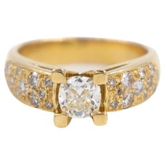 Anello Oro Giallo Diamante