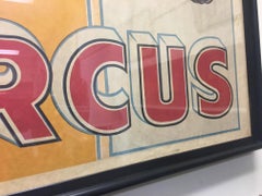 Ringling Bros. and Barnum & Bailey Circus Black Leopard Framed Vintage Poster