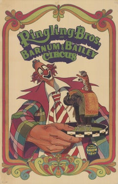 1972 Ringling Brothers 'Ringling Bros. and Barnum and Bailey Circus' Vintage 