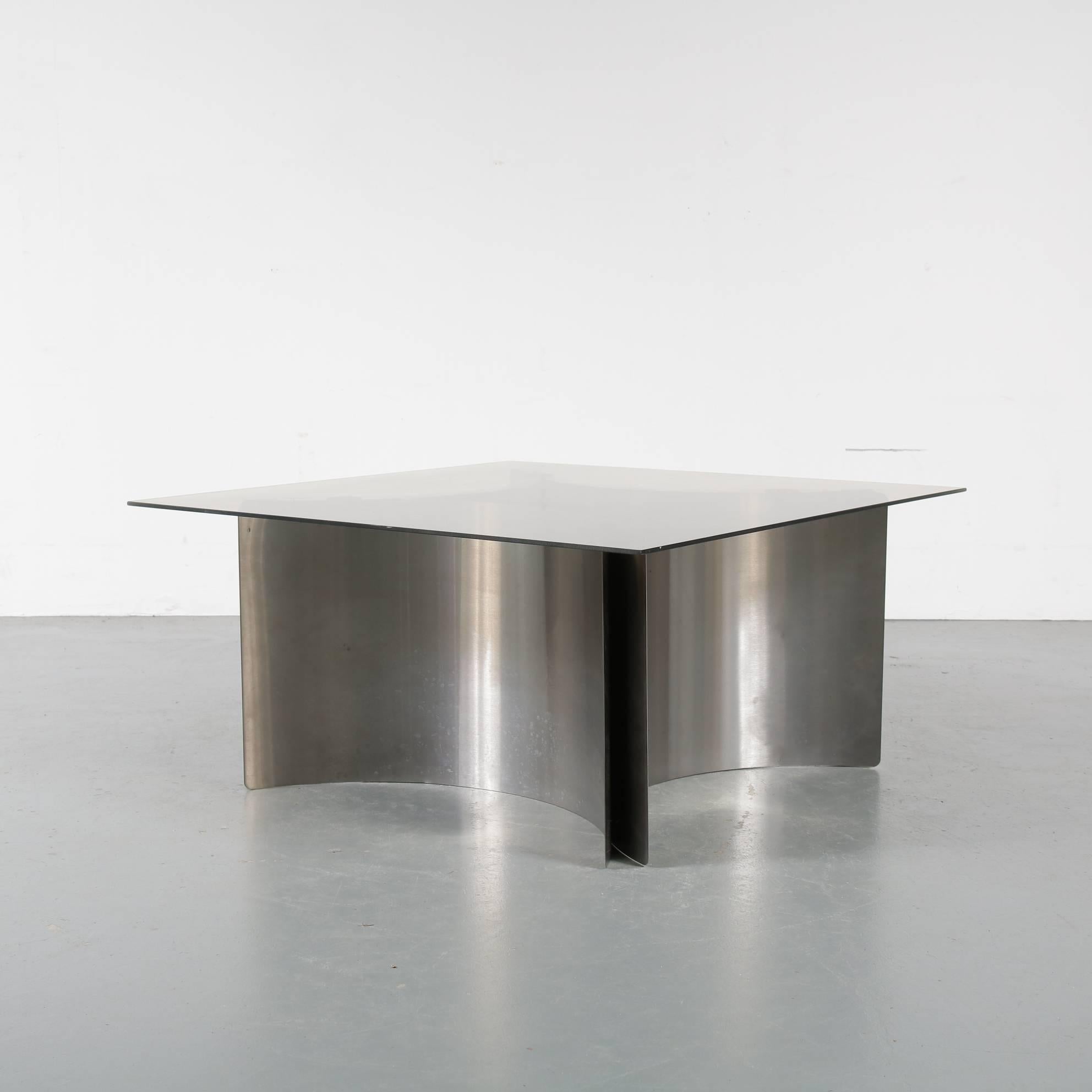 Plated Ringo Starr Attributed Coffee Table, United Kingdom, 1970