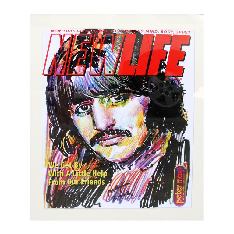 Ringo Starr by Peter Max for the Cover of New Life For Sale at 1stDibs