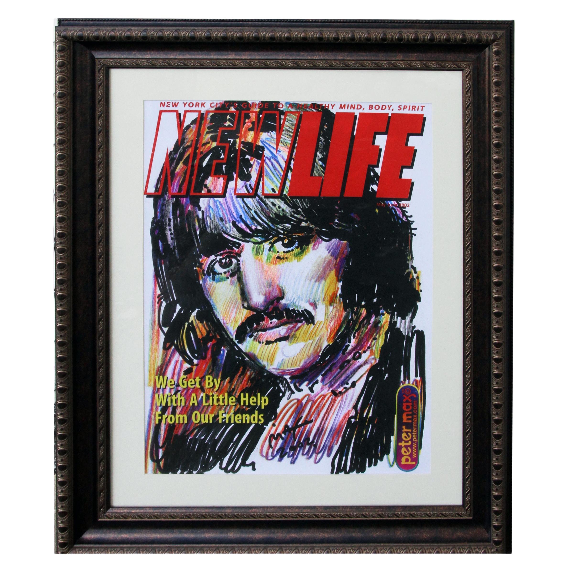 Ringo Starr by Peter Max for the Cover of New Life For Sale