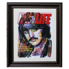 Ringo Starr by Peter Max for the Cover of New Life