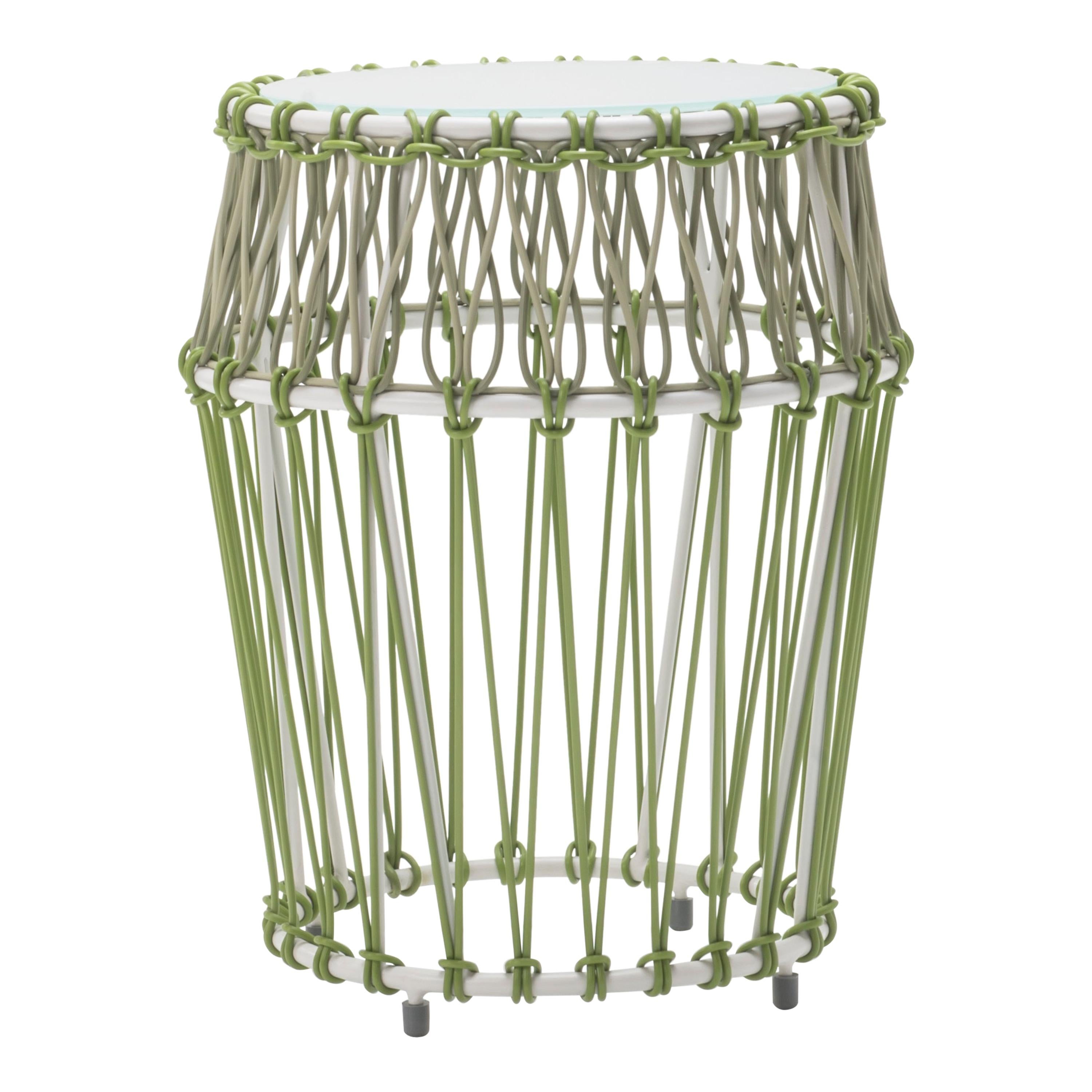 Pair of Tall Mirrored End Tables at 1stDibs