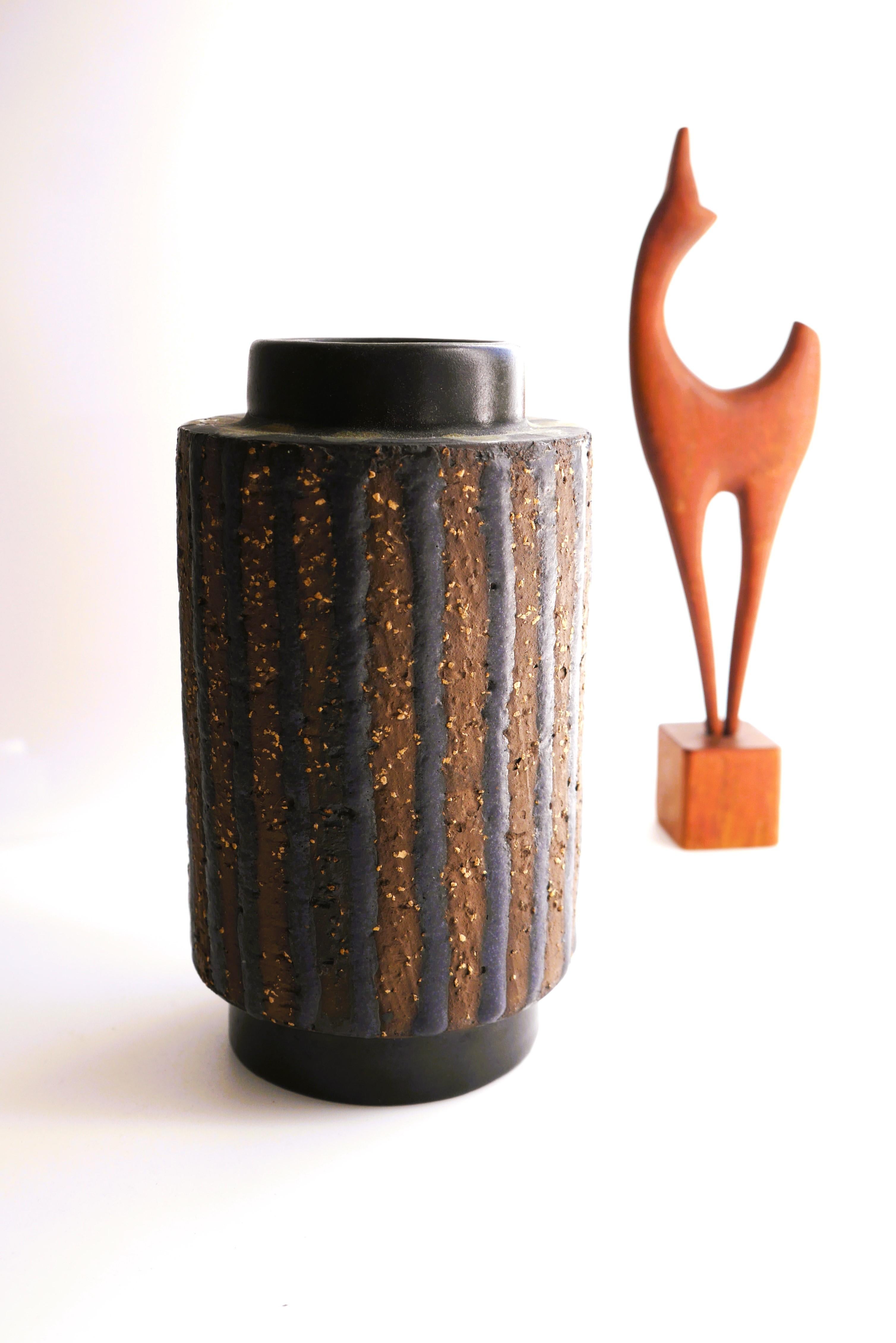 Mid-Century Modern 'Ringo' Vase by Mari Simmulson for Upsala Ekeby, Sweden For Sale