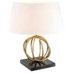 Rings Brass Table Lamp