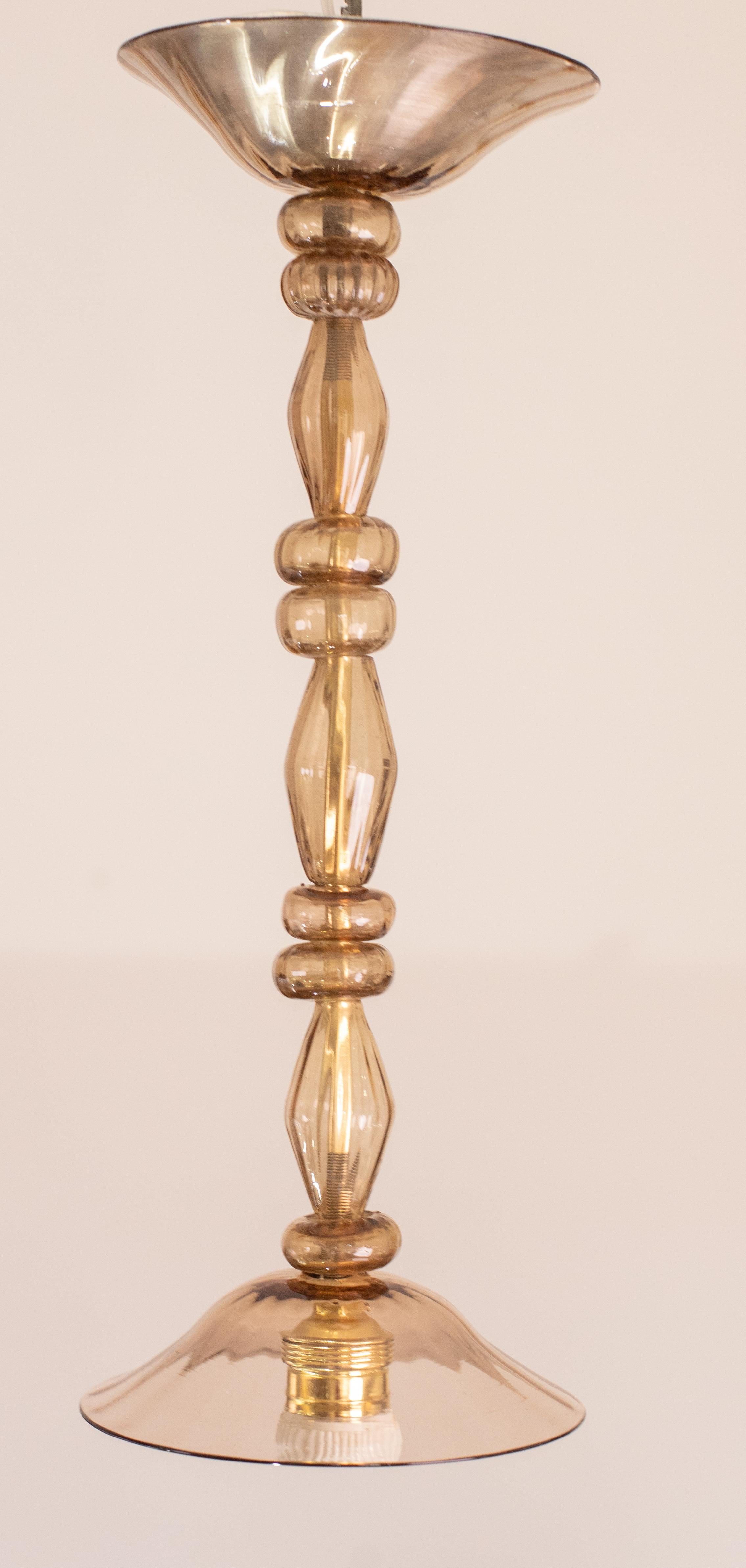 Lampadario a sospensione Rings Chandelier di Barovier&Toso, anni '50 in vendita 4