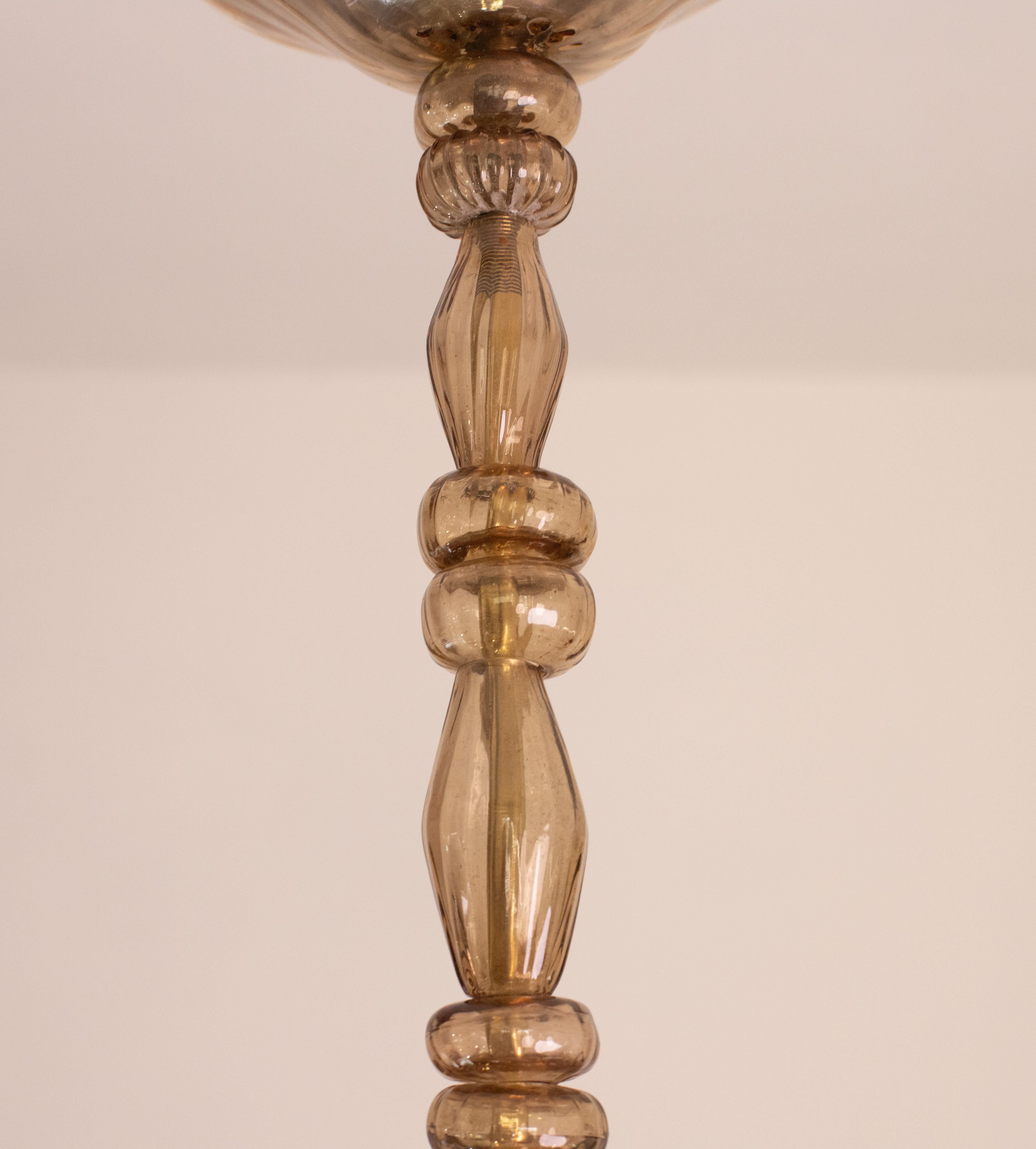 Lampadario a sospensione Rings Chandelier di Barovier&Toso, anni '50 in vendita 8