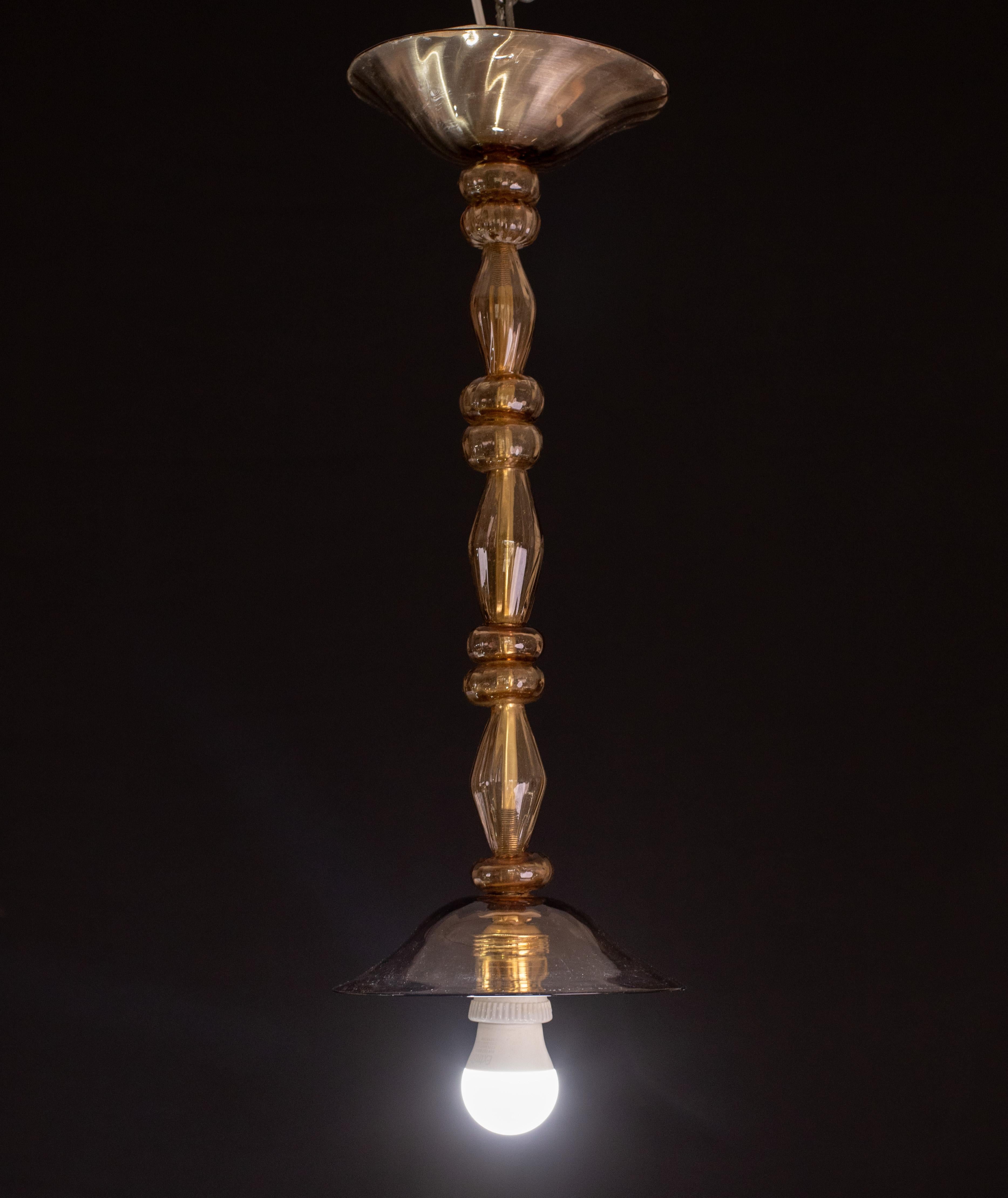 Lampadario a sospensione Rings Chandelier di Barovier&Toso, anni '50 in vendita 1