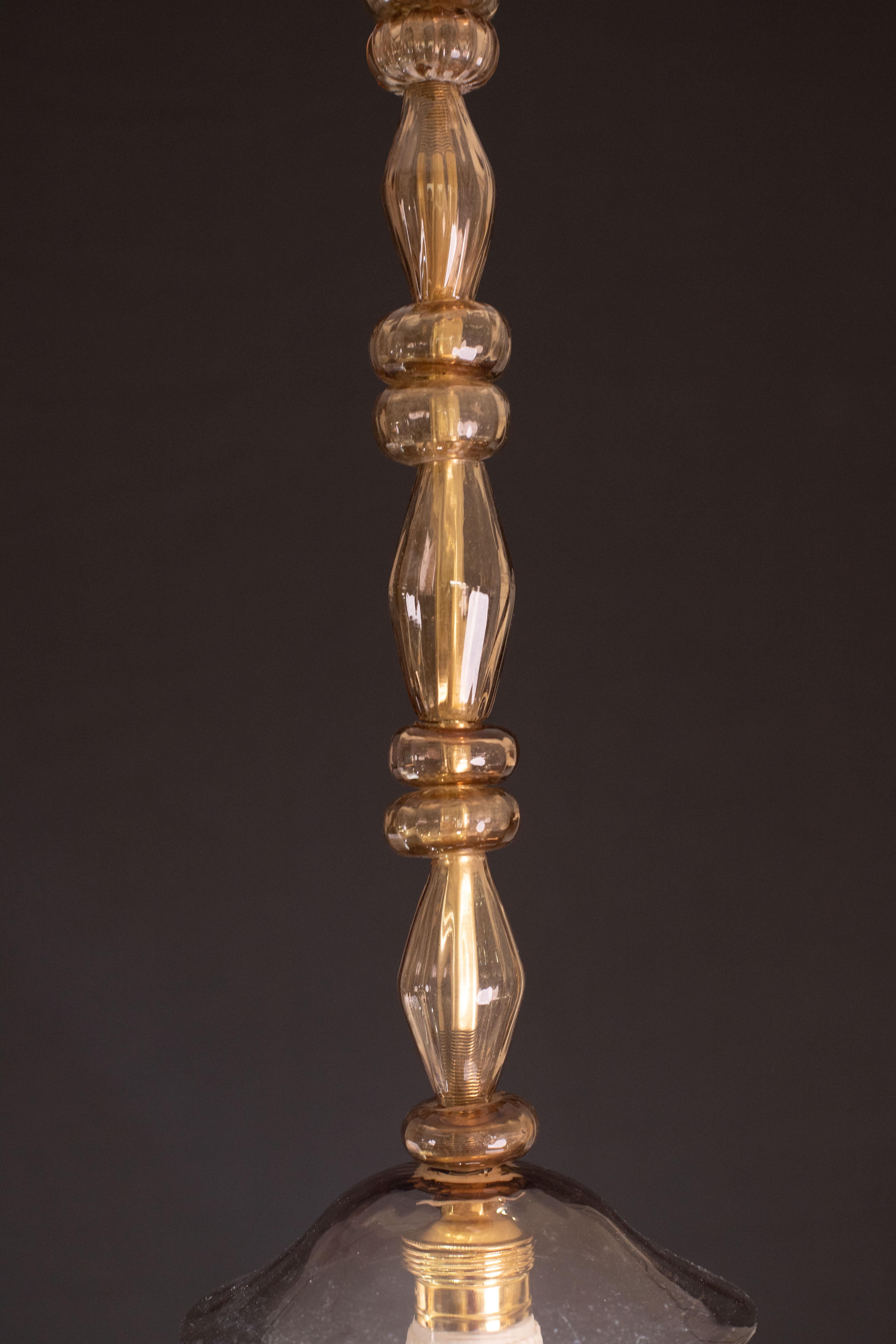 Lampadario a sospensione Rings Chandelier di Barovier&Toso, anni '50 in vendita 3